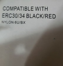 Epson ERC 30/34/38 compatible ribbons 12 pack Black/Red