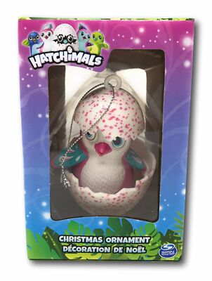 Hatchimals Pink and White with Pink Beak Christmas Ornament Cracked Egg By Kurt