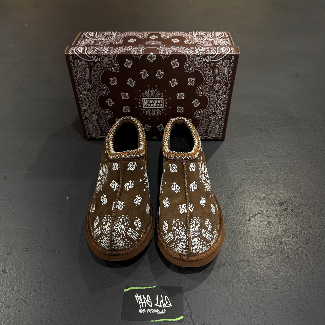 Bravest Studios Paisley Slippers (Cappuccino) | eBay display picture 3