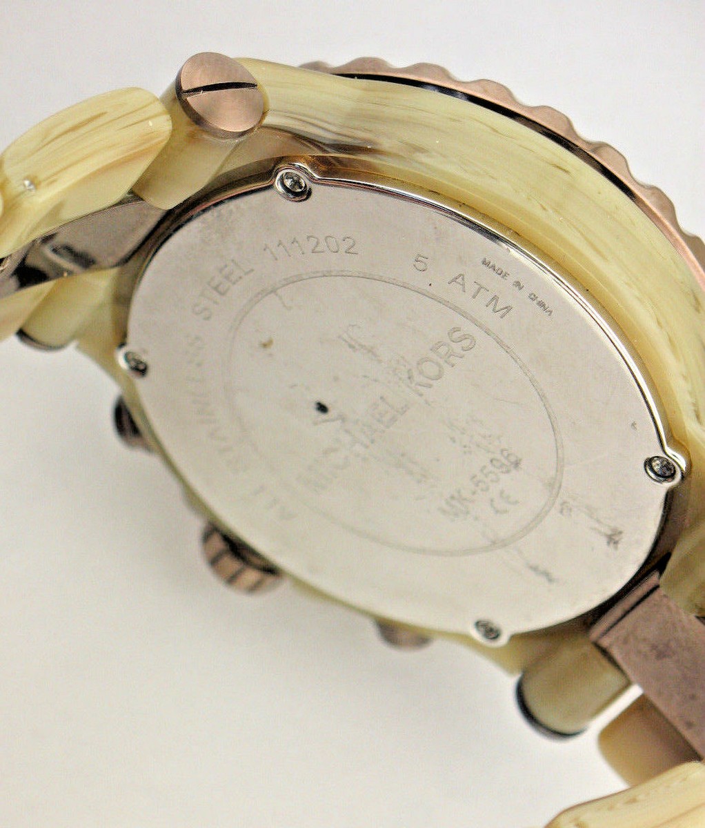 Michael Kors Women’s Dylan Horn Acetate Watch MK-5596 Michael Kors MK5596 Dylan Horn Acetate Women main image 3