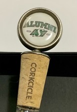 Like New Corkcicle Wine Cooler Chiller Alumni Saskatchewan Roughriders Est 1910