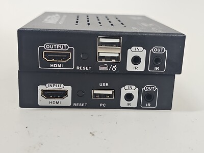 Metra HDBaset 2.0 HDMI Extender 70M with USB Receiver/transmitter CS-HDBTP2UK-70