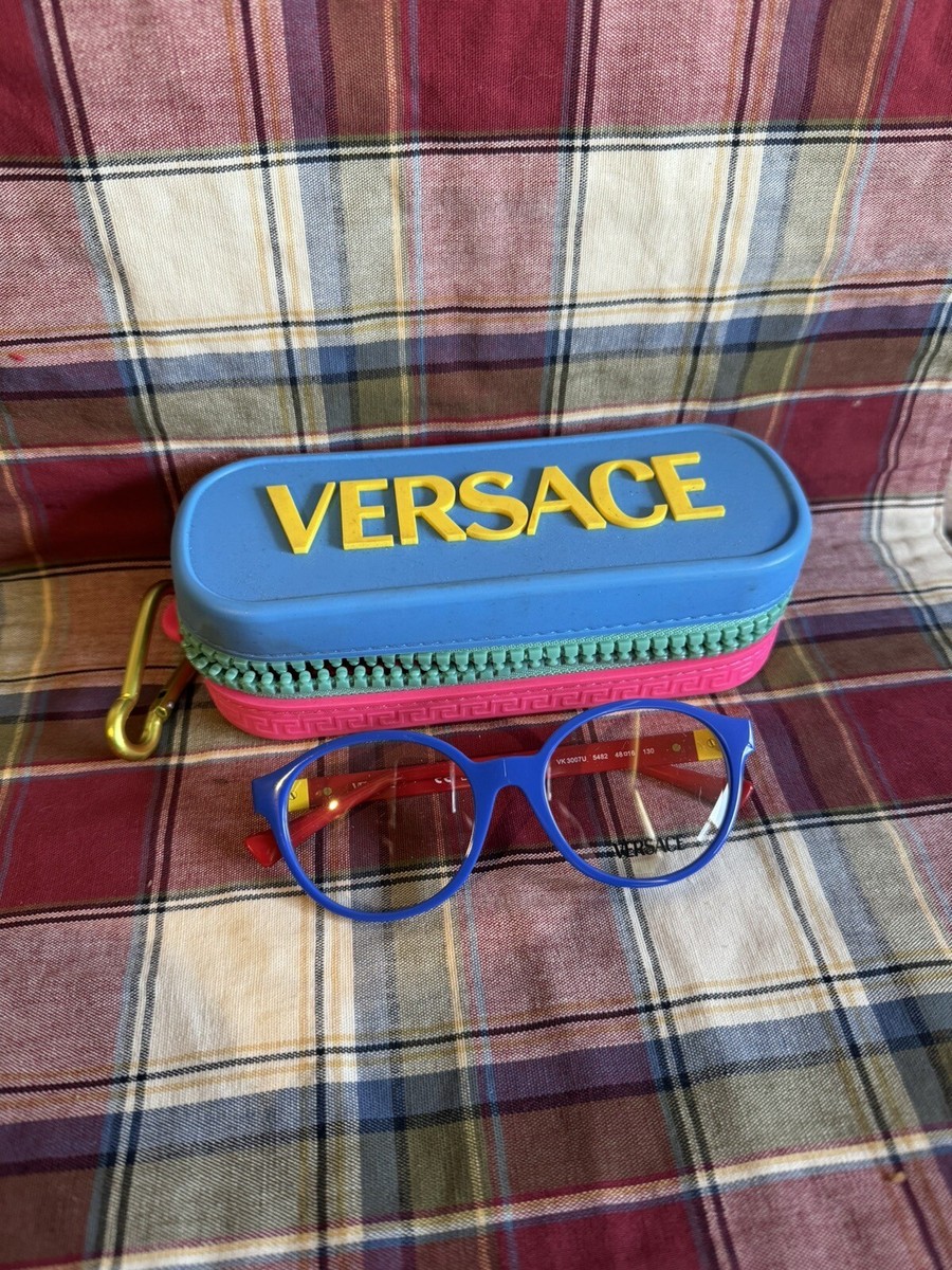 versace ヴェルサーチェ オクタゴン Y2K サングラス ケース付き VERSACE 90S ヴィンテージ ロゴ サングラス ユニセックス (VERSACE
