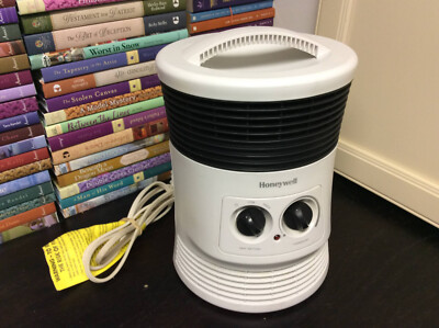 Honeywell 360 Degree Portable Surround Fan Forced Heater Electric White  USED