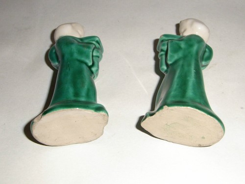 05B28 LOT DE DEUX BOUGEOIRS TABLE FÊTE DE NOEL ANGES ANGELOTS BARBOTINE 1950 - Photo 7 sur 7