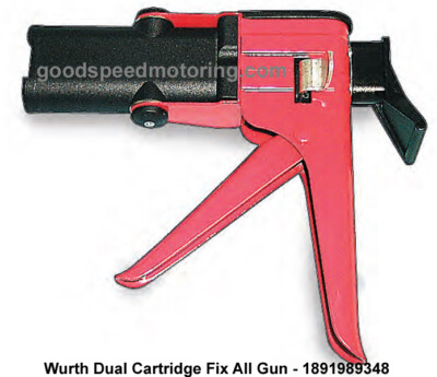 Wurth 50ml Dual Cartridge Fix All Application Gun