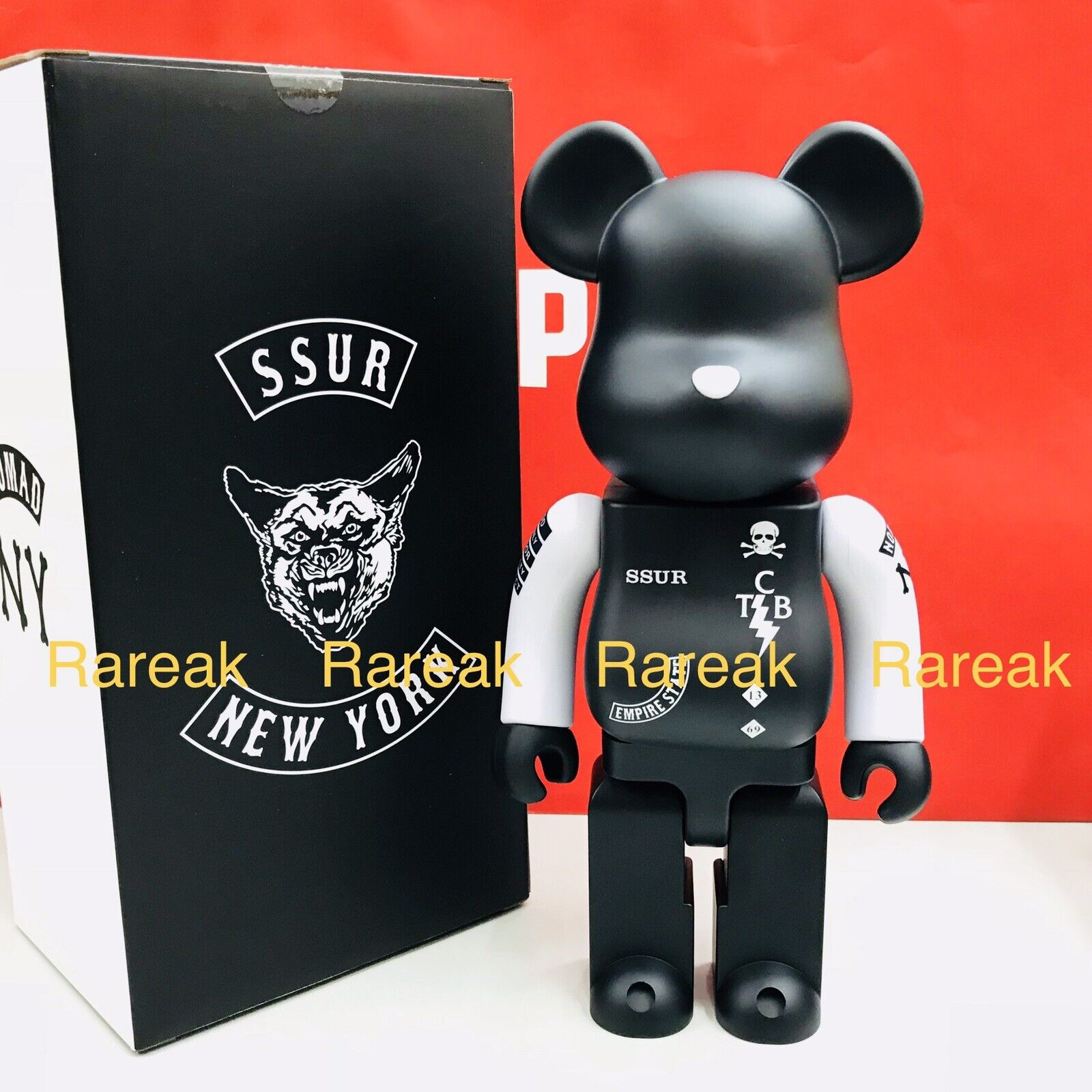 Medicom Bearbrick SSUR NY New York RUSS spelled backforward 400