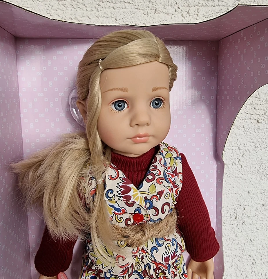 Götz Puppe Katie 50 cm Happy Kidz aus 2021 Künstlerpuppe Sammlerpuppe Doll Nr 02 - Bild 4 von 4