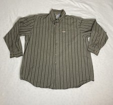 Vintage Carhartt Rugged Outdoor Wear Men's Sz Large Shirt Made USA Button Down