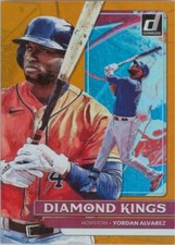 Yordan Alvarez 2022 Panini Donruss Orange Diamond Kings #11 Houston Astros