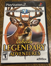 Cabela's Legendary Adventures (Sony Playstation 2 PS2, 2008) CIB w/ Manual