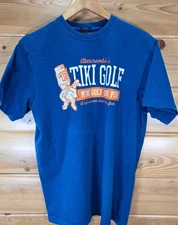 VTG Abercrombie & Fitch Tiki Golf Banned T Shirt Men XXL Muscle Fit Fade Y2K