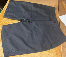 O Neill Navy Blue Hybrid Board Surf 9" Walk Shorts Mens 33 Quick-dry
