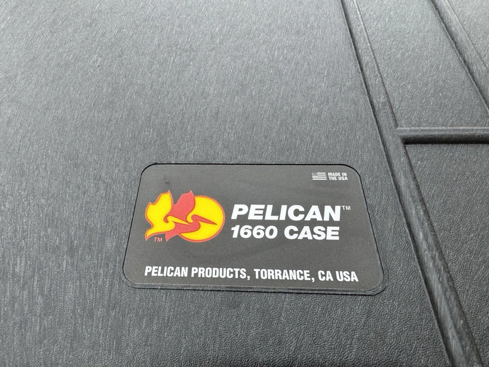 * AUTHENTIC * Pelican 1660 Rolling Portable Gear Hard Case – A Grade (SAN DIEGO) - Image 2 of 4