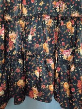 Arizona Jean Co Juniors XL Black Lace Floral Mini Summer Dress