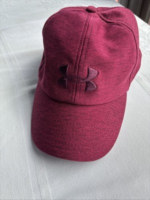 Under Armour Women's Baseball Cap Adjustable Strap Maroon Hat One Size