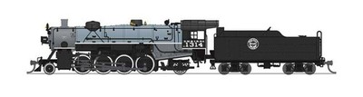 N-SCALE Broadway 7856 USRA 2-8-2 Light Mikado - Sound and DCC DM&IR #1314