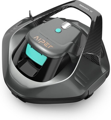 Poolroboter Akku Kabellos 90 Minuten LED-Anzeige Automatisches Parken bis 80 m²