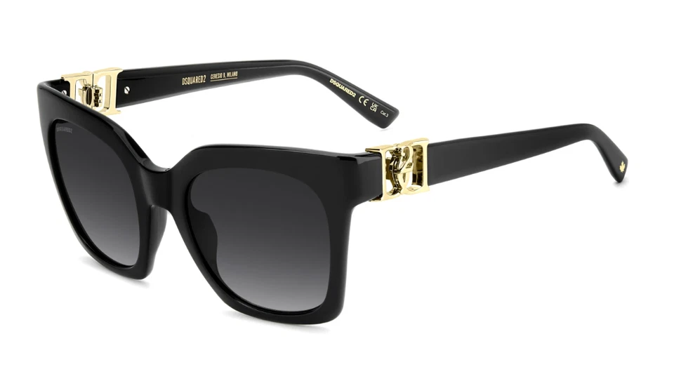 DSQUARED2 DSQ2 0207/S - 807 9O - Sonnenbrille - Schwarz/Grau - Bild 1 von 1