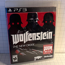 Bethesda Wolfenstein: The New Order - PS3 Shooter Game M NTSC-U/C 2014