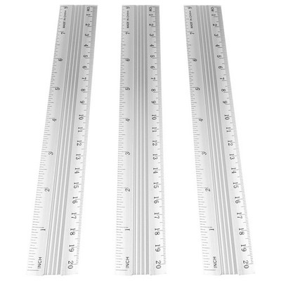 3 Pcs Small Metal Ruler Architect Triangular Scale Drawing Tools | eBay UK