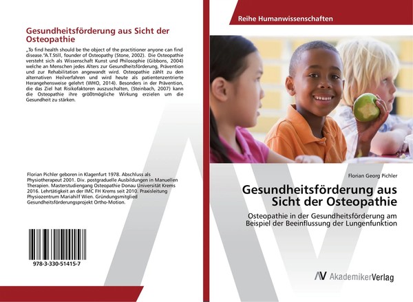 Florian Georg Pichler | GesundheitsföRderung Aus Sicht Der Osteopathie | Buch-image