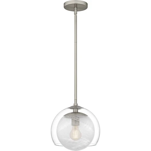 Brushed Nickel  Mini Pendant from the Eslinger Collection - Picture 1 of 6