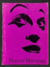 Marcel Marceau Bip The Clown Mime Art of Silence Live Performance Program Rare!