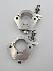 Lot of 2 Doughty 7A Slimline Half Coupler Truss Clamps 750kg SWL