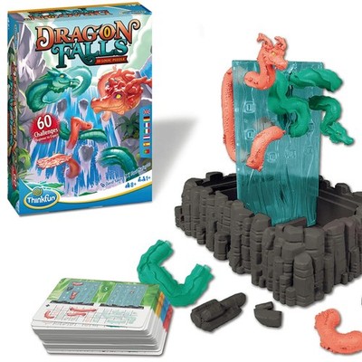ThinkFun 76496 Dragon Falls - 3D Logikspiel, für Kinder und Erwachsene, Brettspi