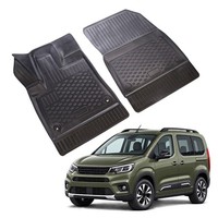 GummifußMatten FüR Peugeot Rifter Ab 2019 2-Tlg TPE 3D Gummimatten