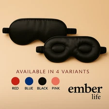 100% mulberry Silk Sleep mask | OEKO-TEX men's & women's 3D Travel shade padded