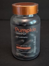 NEW Bloom Bond - Pumpkin Seed Oil with Saw Palmetto 2000mg Softgels - ex. 4/28
