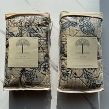 JCP Linden Street Standard 21x27” Size Quilted Pillow SHAM -NEW Set Of 2 Cottage