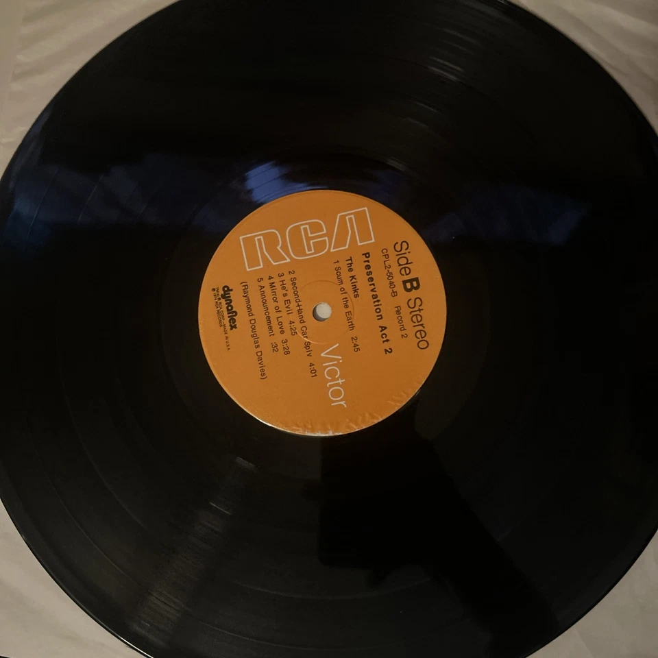 The Kinks  Preservation Act 2  Vinyl 2xLP Record Classic Rock RCA CPL2-5040 Vg+ - Image 3 of 4
