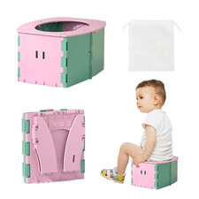 Altbares Töpfchen Kinder Toilettensitz Baby-Reisetöpfchen Tragbar Reisetöpfchen 