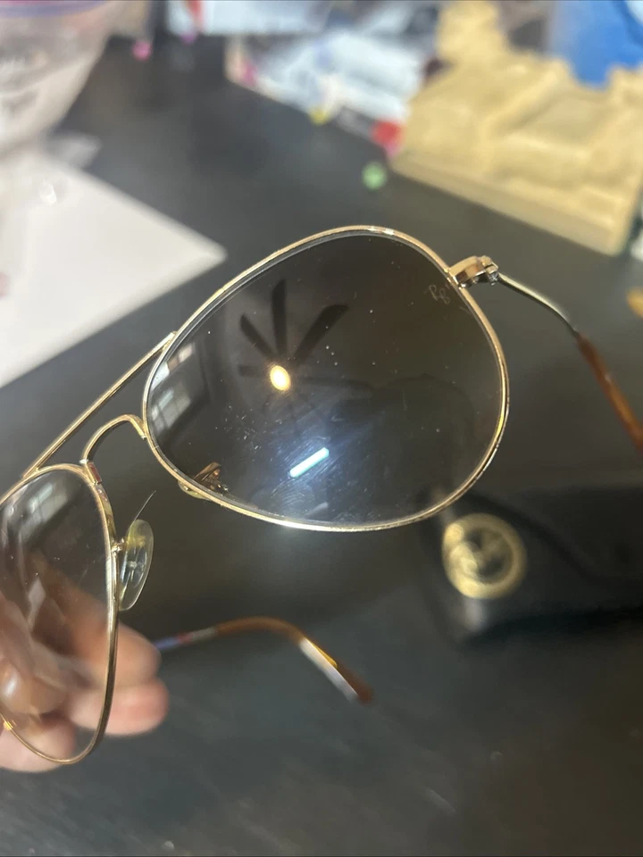 Винтажный авиатор 70-х/80-х B&L Ray-Ban золото США - Изображение 3 из 4