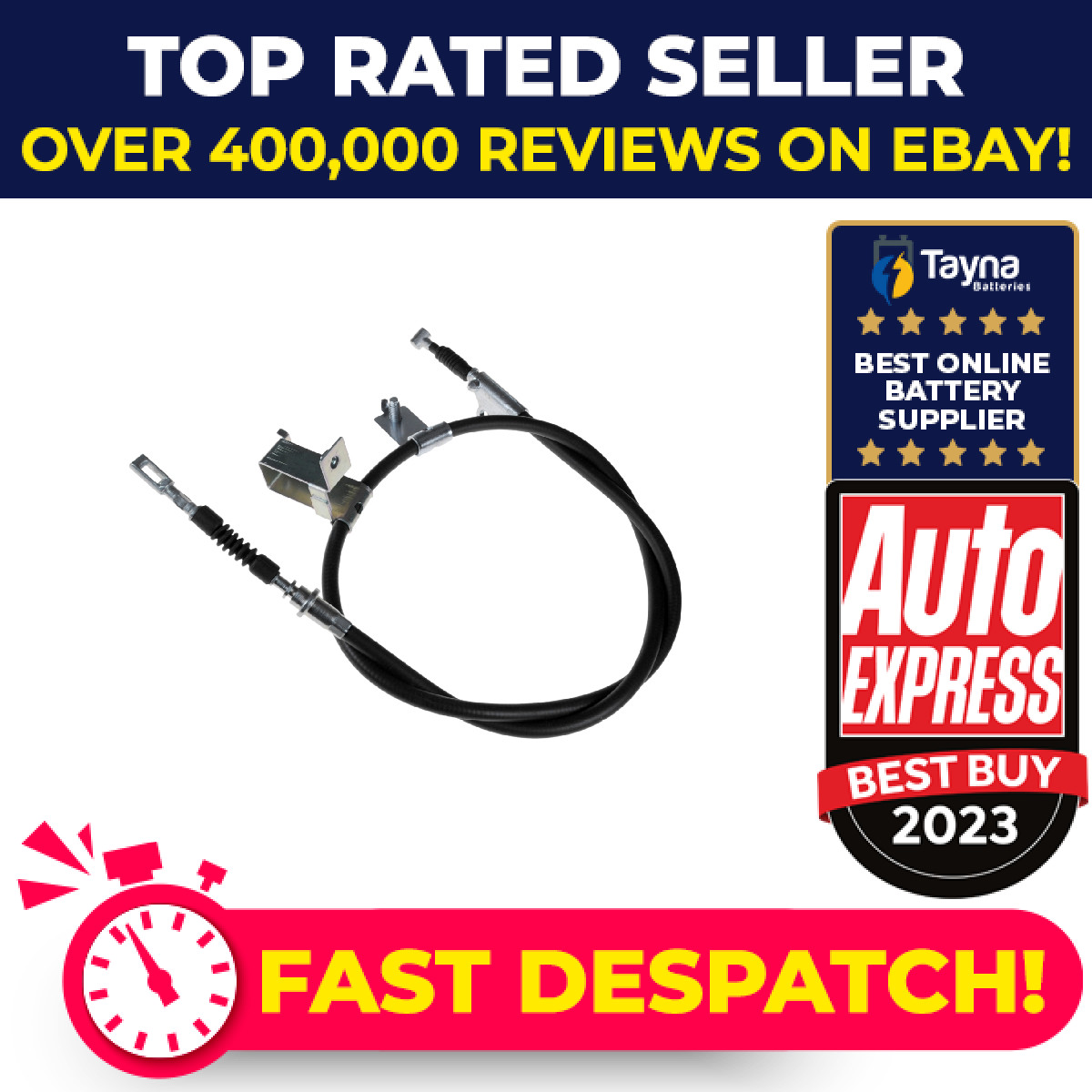 Handbrake Cable fits NISSAN MICRA K11 1.0 Rear Right 92 to 03 With ABS CG10DE