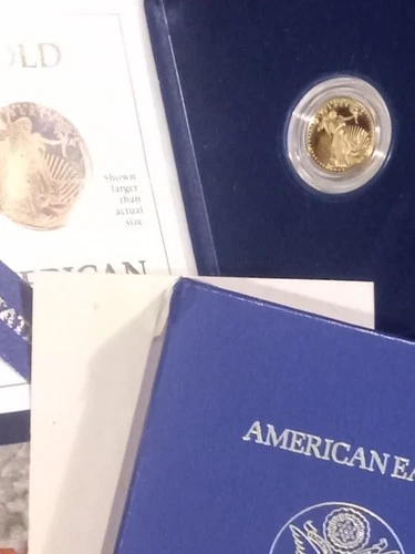 1991 P 1/10th Proof Gold Eagle Key Date(Last Year w/Roman Numerals) Low Mintage