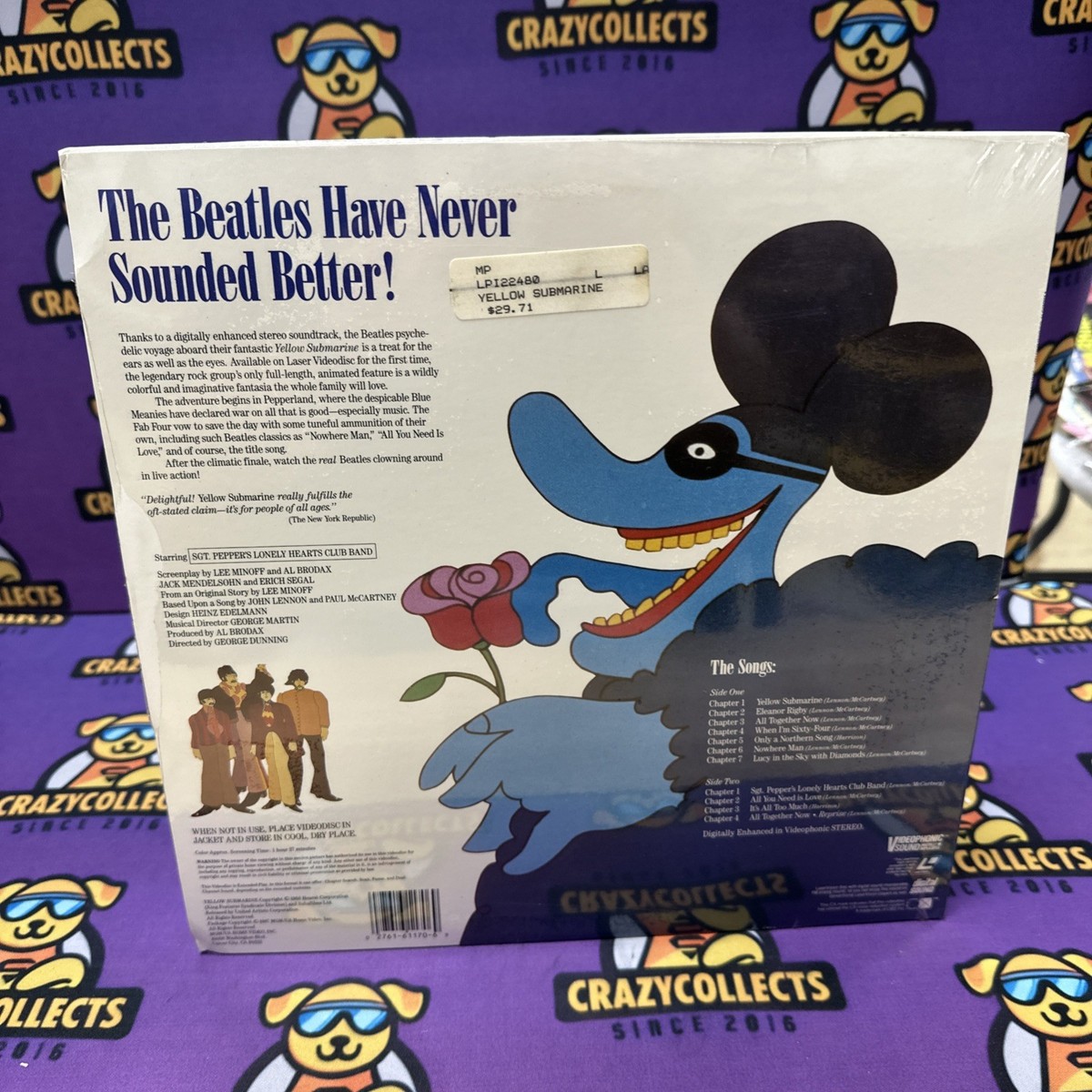 その他 The Beatles Yellow Submarine Laser Disc YELLOW SUBMARINE BEATLES LASER DISC VIDEO LD BRAND NEW 🇦🇺 | eBay