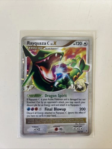 New ListingPokémon TCG Supreme Victors Rayquaza C LV.X Shizurow Card 146/147 NM-
