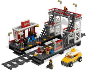 Lego CITY 7937 ~TRAIN STATION ~ Retired NEW SEALED Tracks Taxi Bridge Passengers