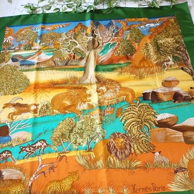 Hermes Kare90 Nuba Mountain Scarf m1_0619