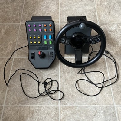 Rare Saitek Farming Simulator 43216 Controller System Wheel & Side Panel