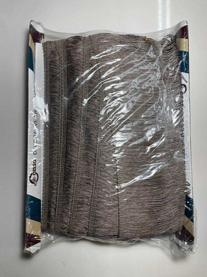 NIB Sealed Conso Princess 4'' Dark Sand Brown Tan Fringe (18 Yards) C07