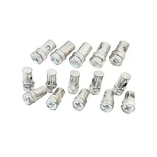  15pcs Universal 1/8" Throttle Brake Cable Ends Stop Clamps Lock Repair Parts 