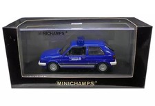 1/43 VW Golf II THW 1985 Blue White Diecast Model Car