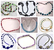 Beaded Necklaces Many Colors to Choose From Great Gift Idea