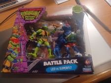 TMNT Playmates Mutant Mayhem Battle Pack Leo vs. Superfly 2023
