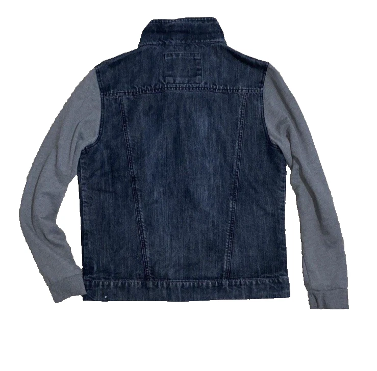21 Hombres Chaqueta Jean Sudadera con Capucha Combo Para Hombre Mediana Extraíble Capucha Camionero Moto Chaqueta Foto 3 de 4